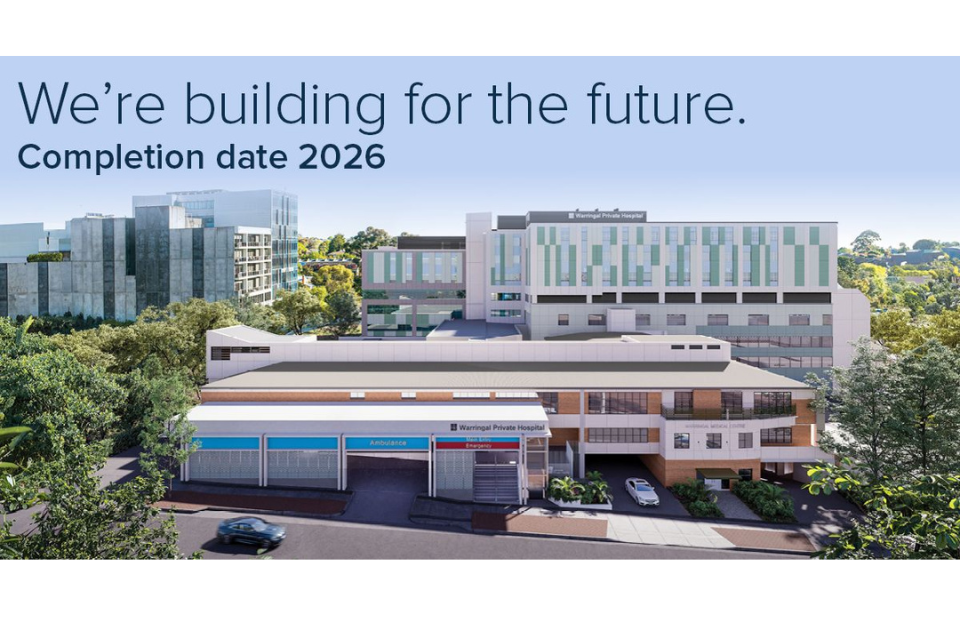 Warringal Private Hospital redevelopment enters stage two